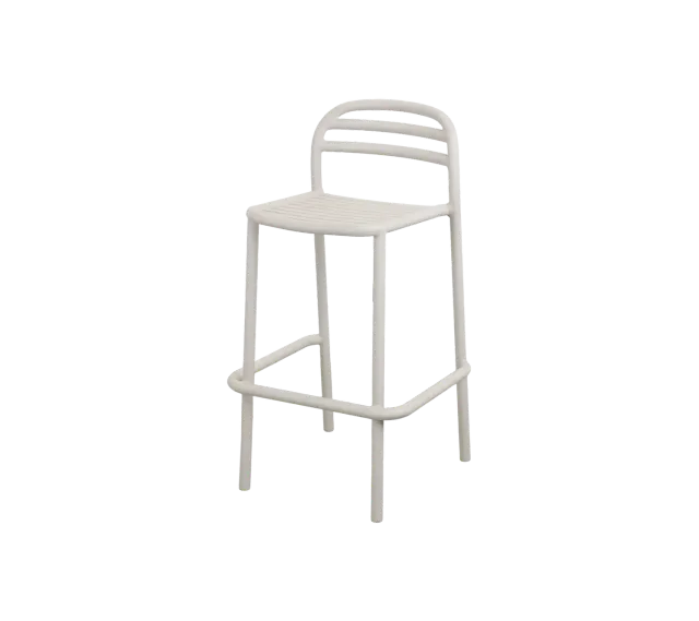 Cane-line Bliss Barstuhl Dunkelgrün Aluminium
