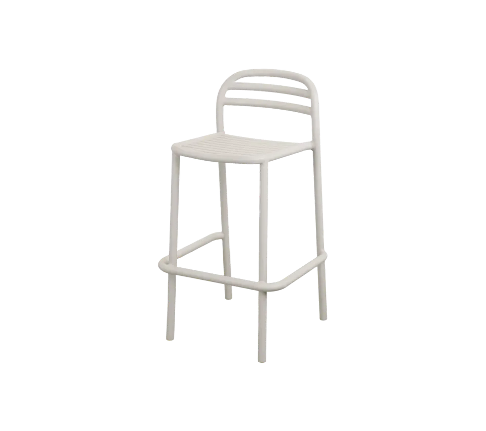 Cane-line Bliss Barstuhl Dunkelgrün Aluminium