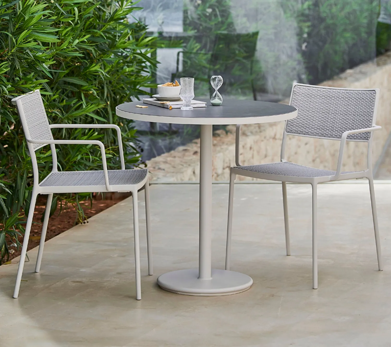 Cane-line Go Go Cafétisch Ø 80 cm Aluminium