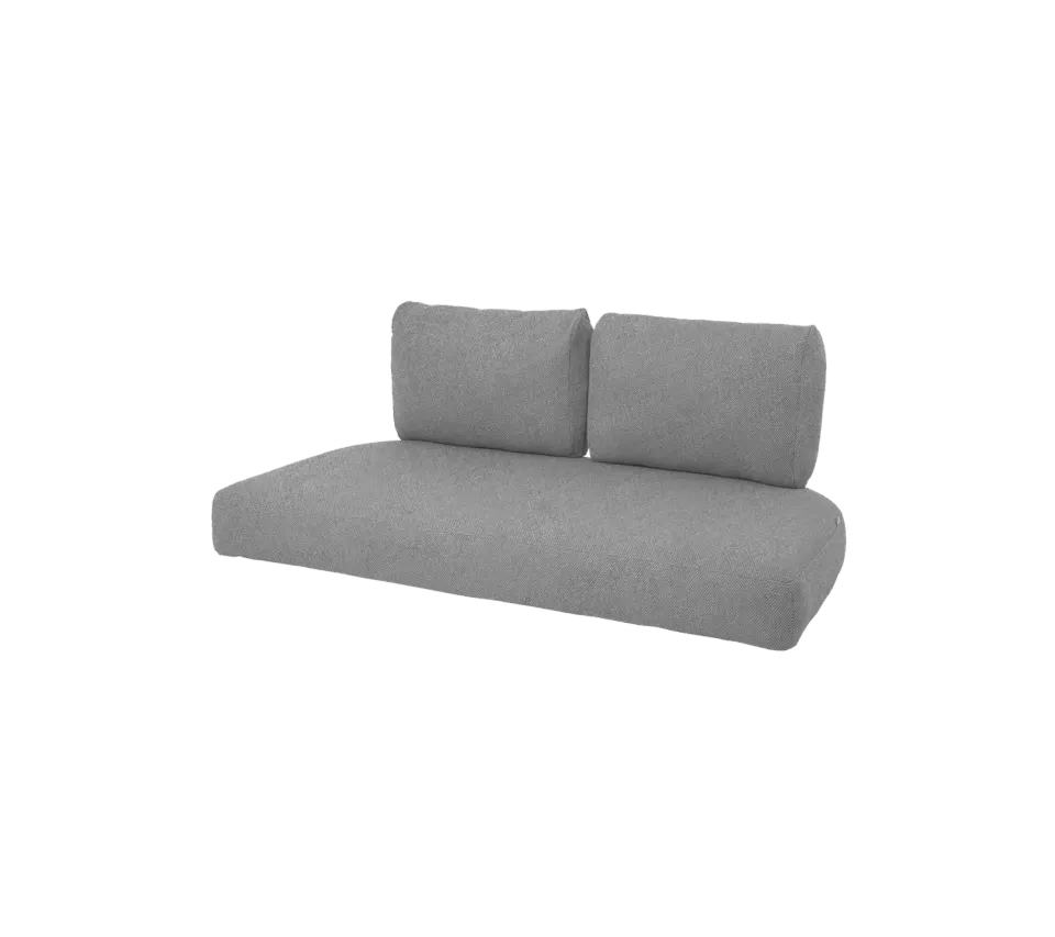 Cane-line Nest 2-Sitzer Sofa Kissenset Hellgrau Essence Indoor
