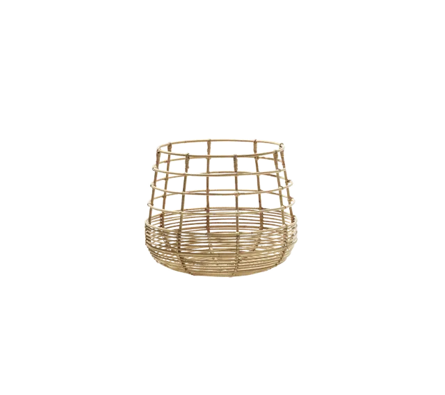 Cane-line Sweep rund Rattan-Korb Natural klein