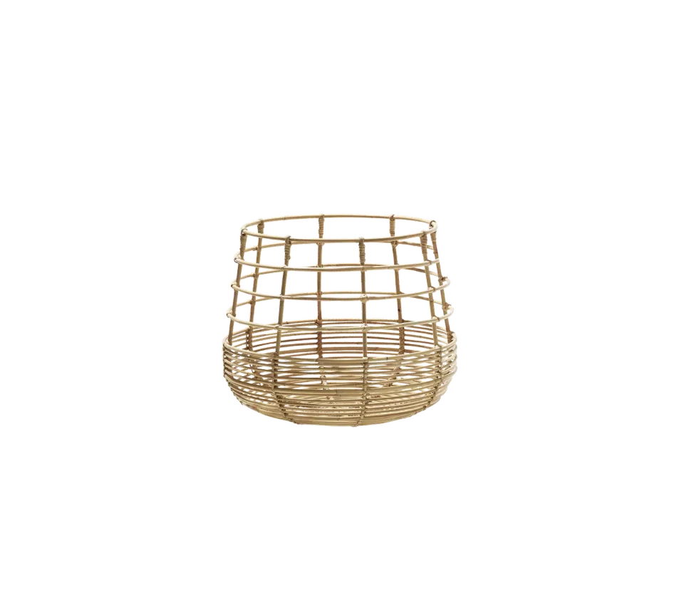 Cane-line Sweep rund Rattan-Korb Natural klein