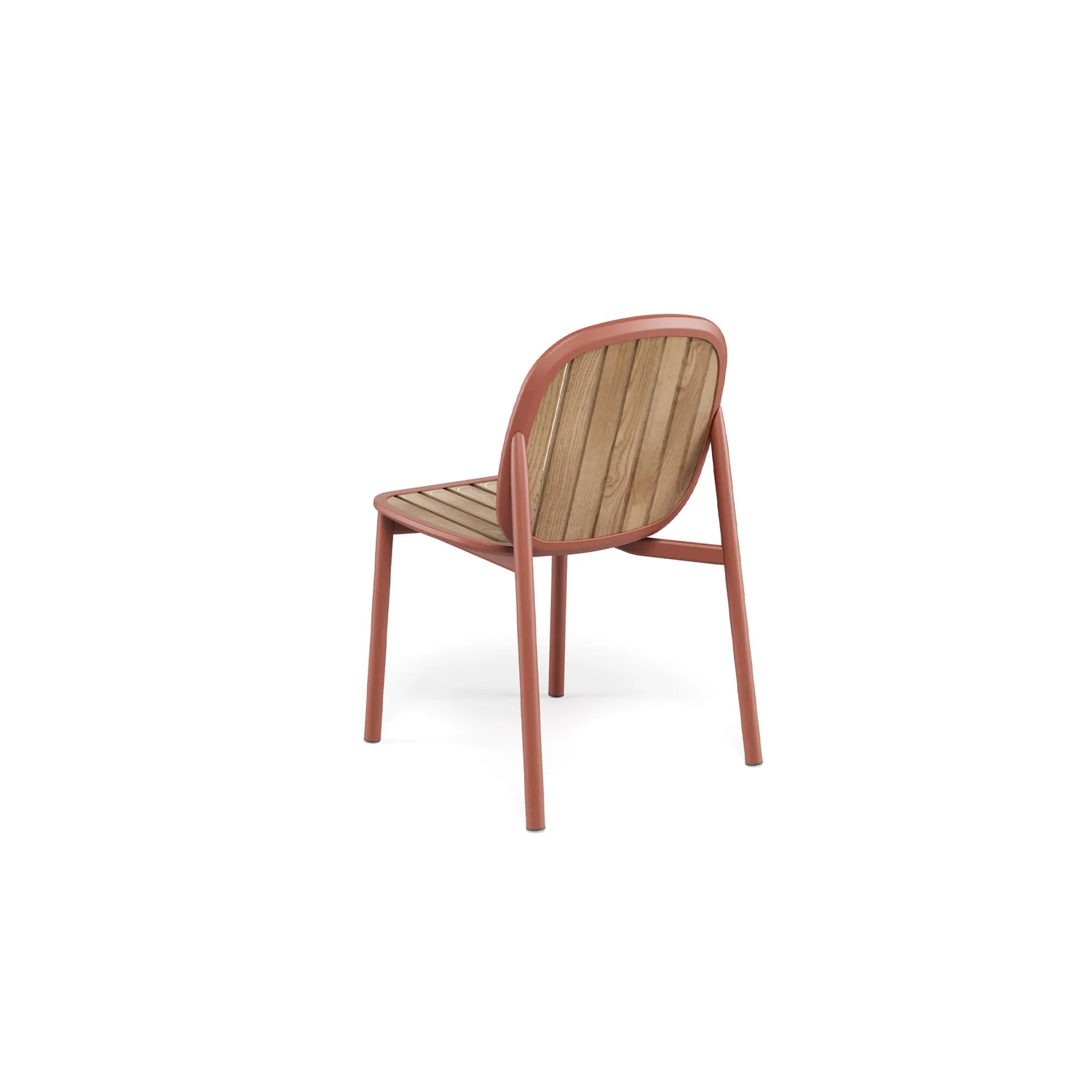 Emu Ronda Stuhl Alu-Teak Gartenstuhl Materialmix
