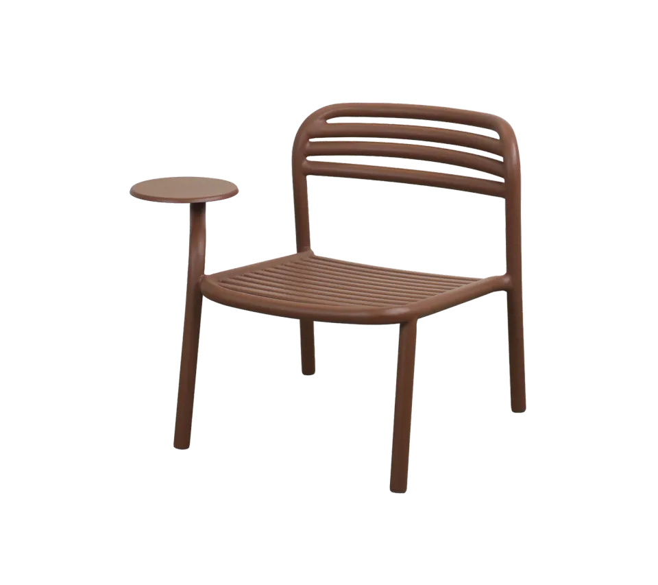 Cane-line Bliss Lounge Chair rechts Aluminium Sand ohne Kissen