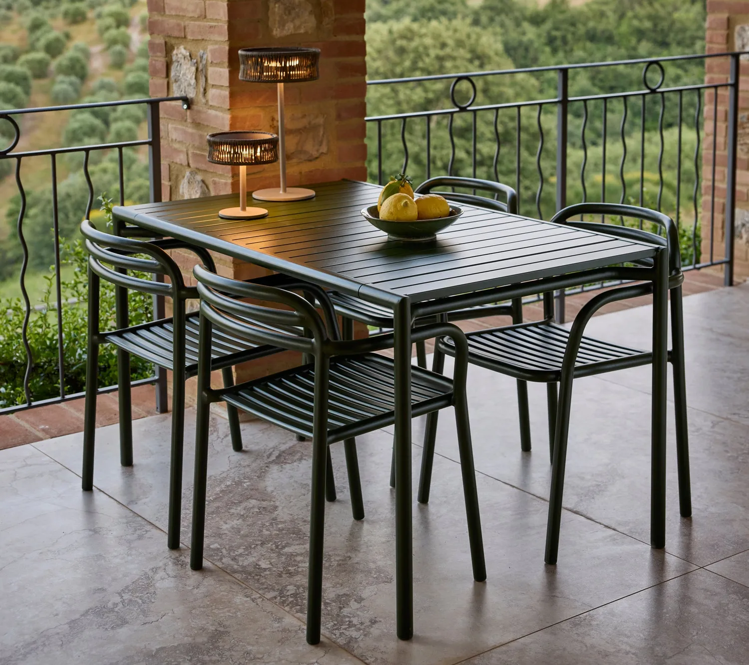 Cane-line Bliss Gartenstuhl Sand Aluminium