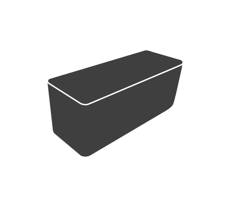 Cane-line Cover 17 Schutzhülle 236x58 Schwarz