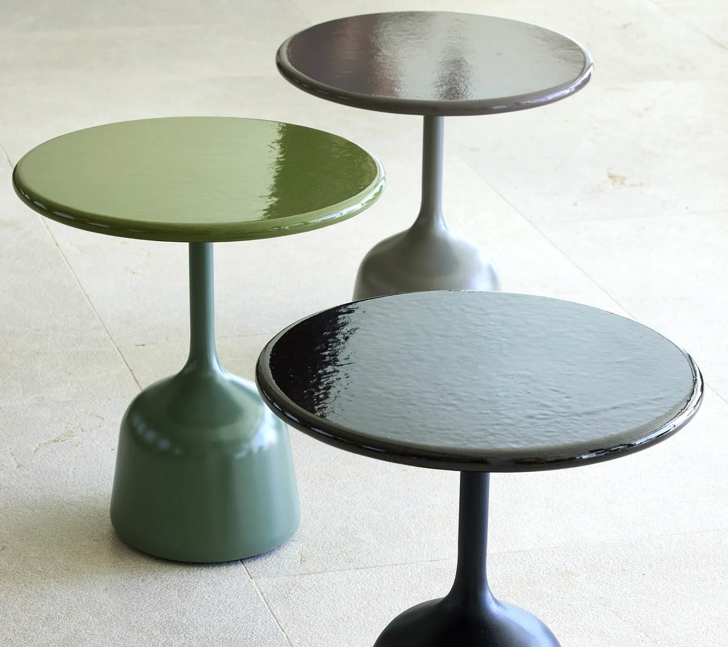Cane-line Glaze Couchtisch groß Schwarz Lavastein