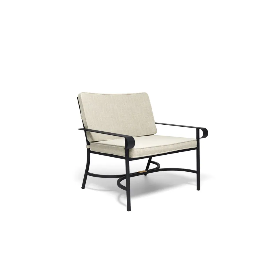 Emu Collier Loungesessel Stoff Messing 1-Sitzer
