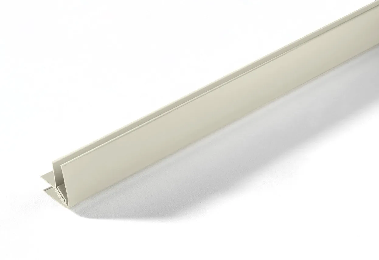 Grosfillex Lambris Eckprofil 8 mm Wandpaneel Weiß PVC