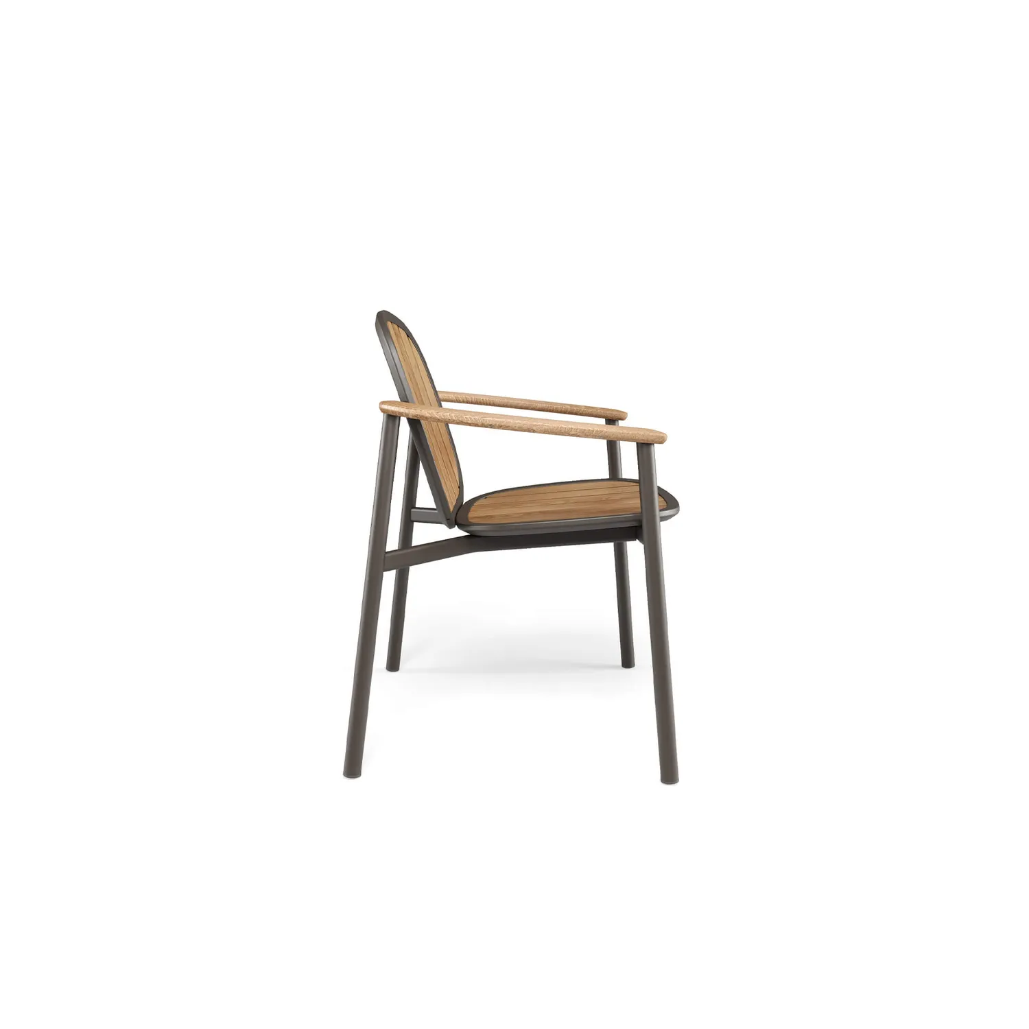 Emu Twins Alu-Teca Gartensessel Teak