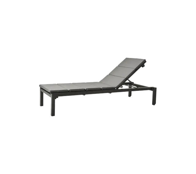 Cane-line Relax Sonnenliege Grau Tex Outdoor