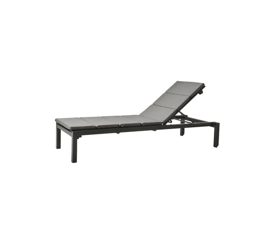Cane-line Relax Sonnenliege Grau Tex Outdoor