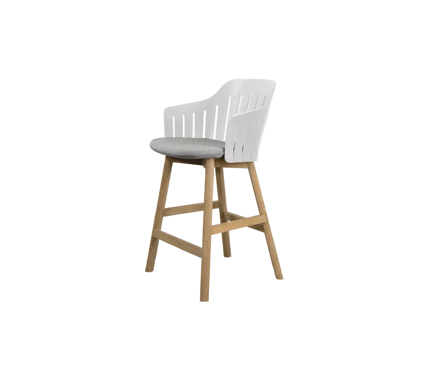 Cane-line Choice Barstuhl Schwarz Teak recycelt