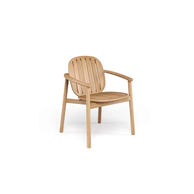 Emu Twins Armlehnstuhl Teak Holz Gartenstuhl