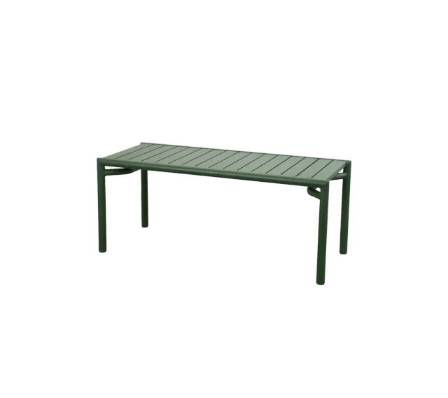 Cane-line Bliss Couchtisch Bank Dunkelgrün Aluminium