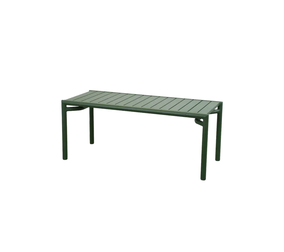 Cane-line Bliss Couchtisch Bank Dunkelgrün Aluminium