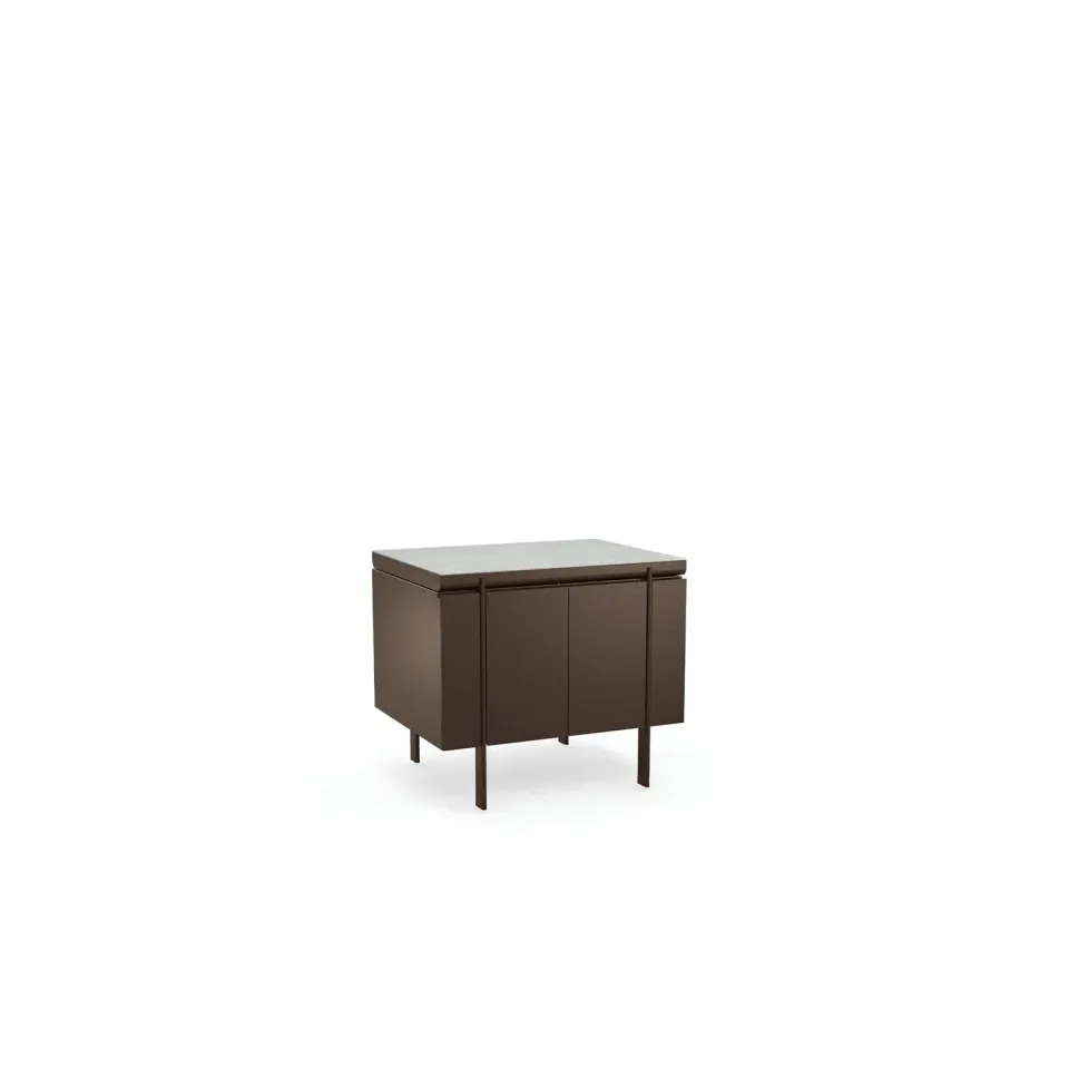 Emu Emily Módulo cerrado neutro Outdoor-Küchenmodul Aluminium Gres