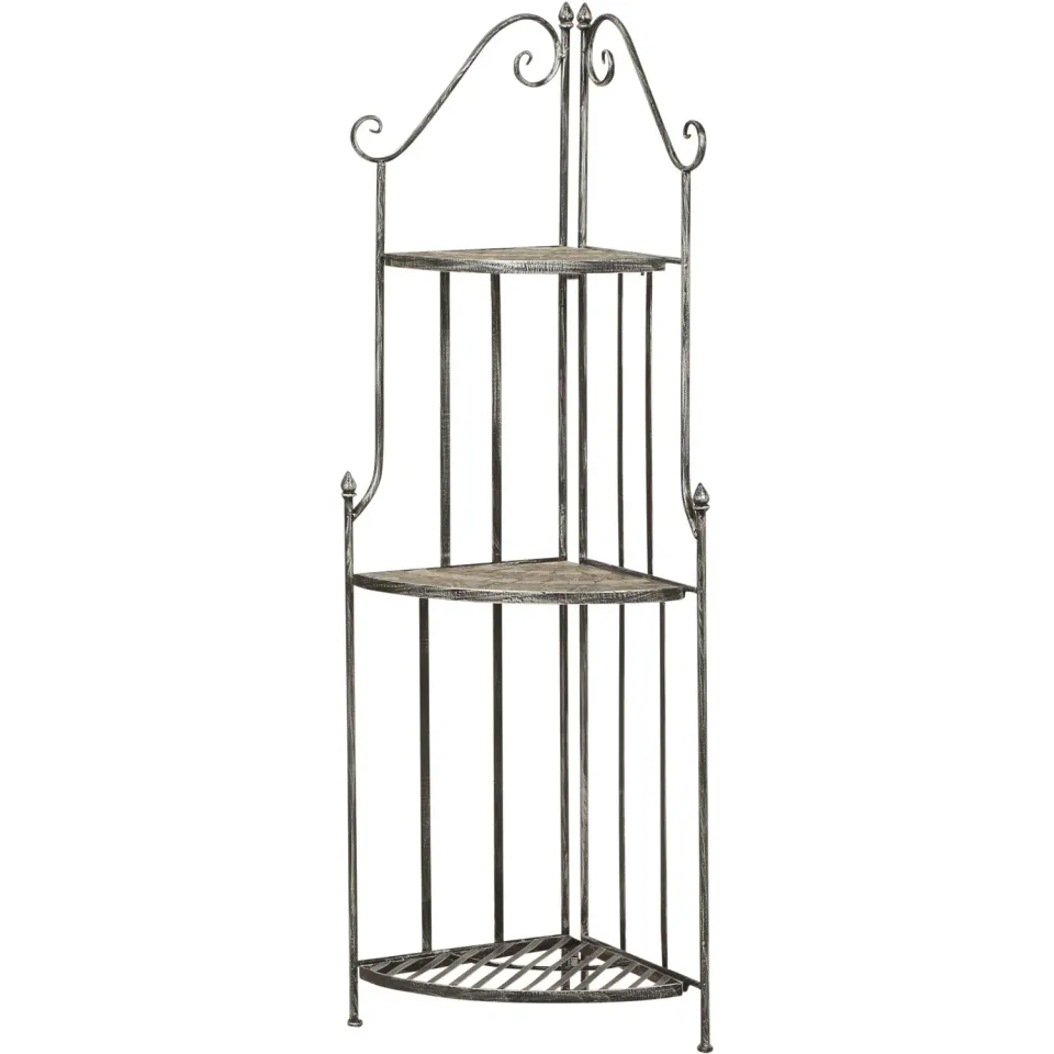 Siena Garden Felina Eckregal 36 x 36 x 141,5 cm für Pflanzen