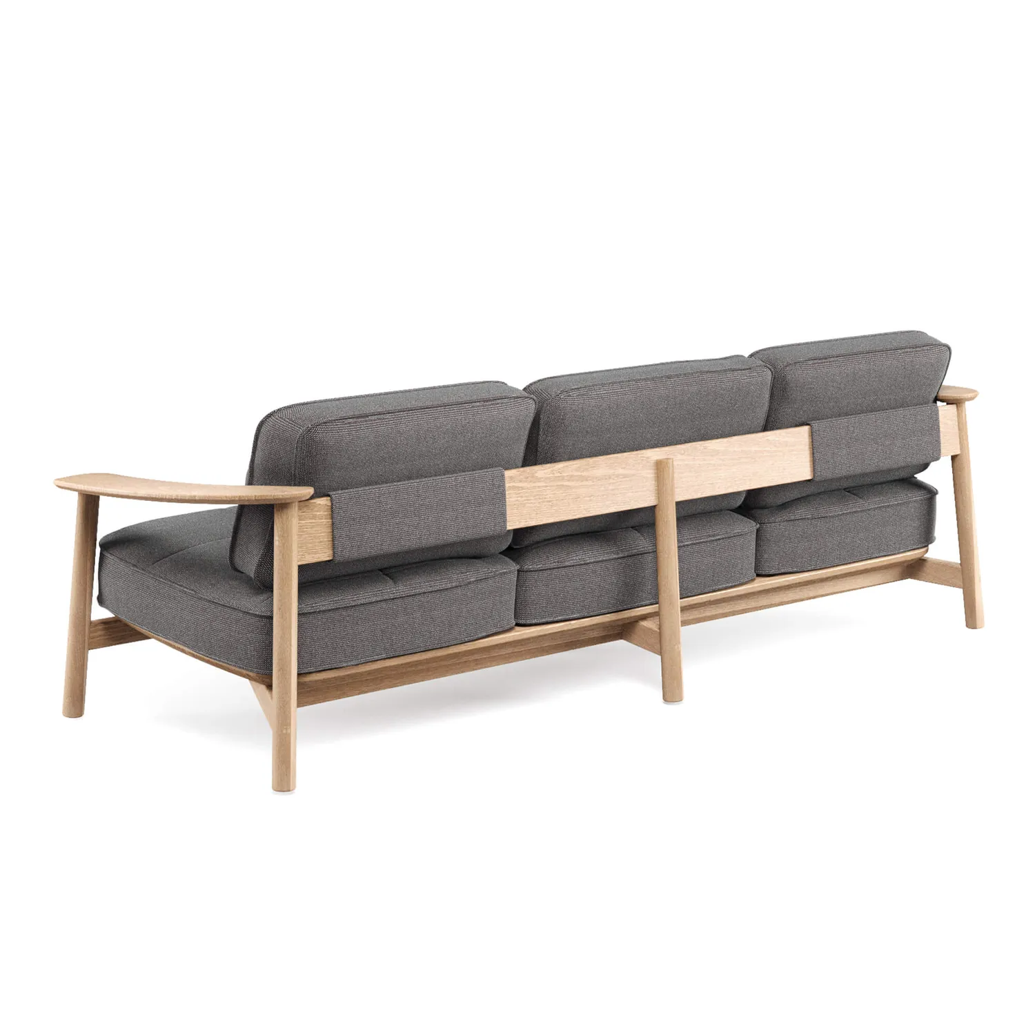 Emu Twins Sofa 3-Sitzer Teak Holz