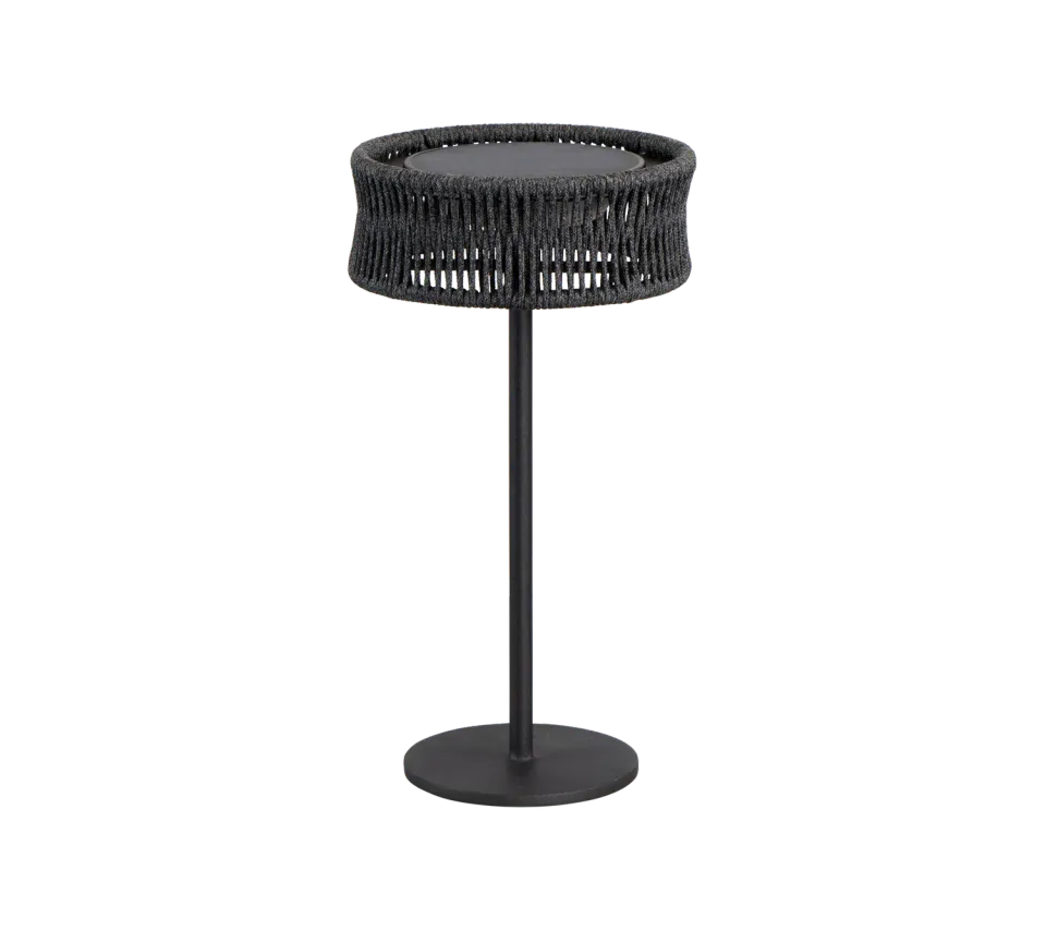 Cane-line Illusion Tischlampe Solar Lavagrau