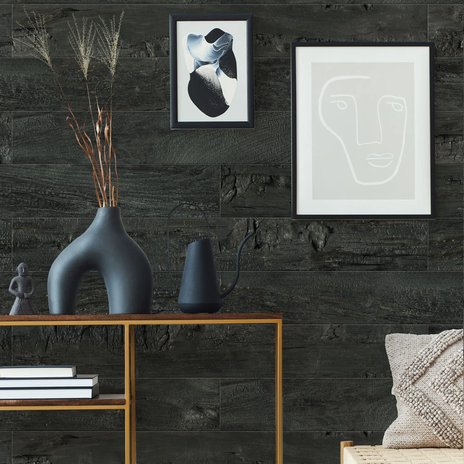 Grosfillex Accent Kilimandjaro Wandverkleidung Schwarz matt