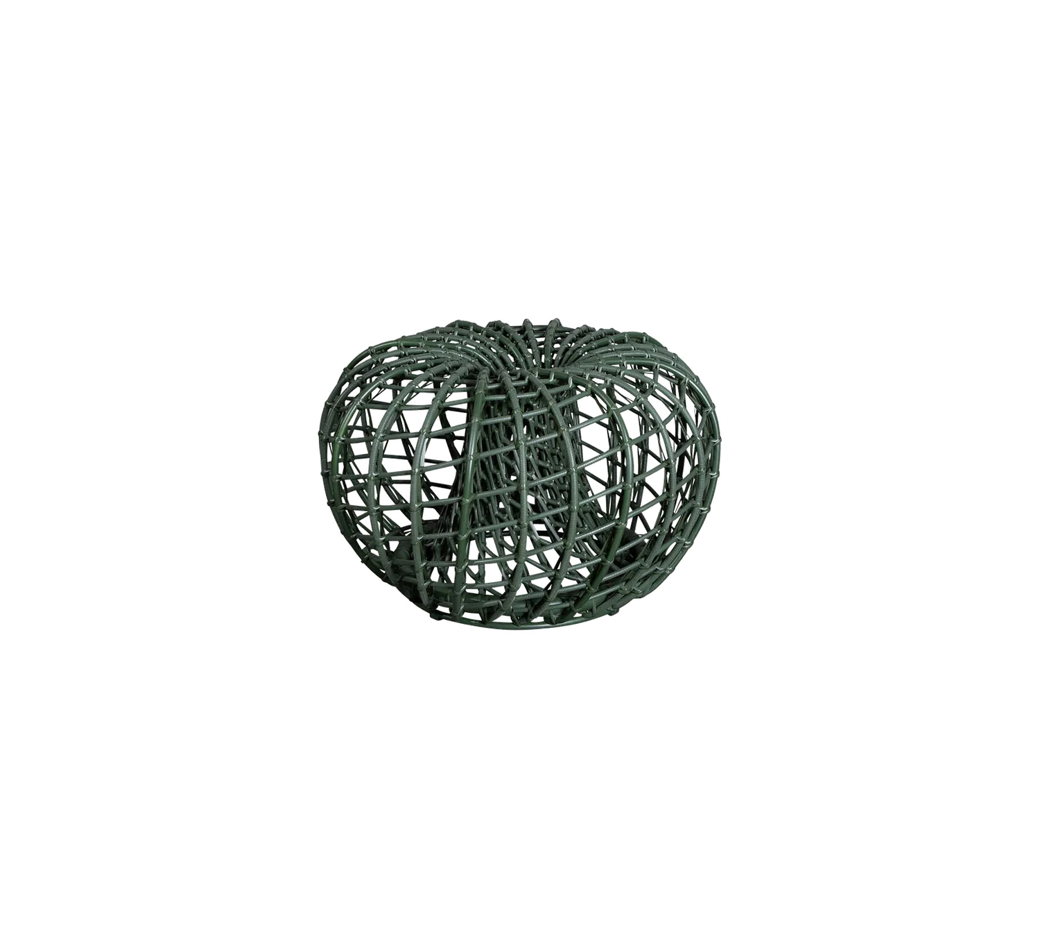 Cane-line Nest Hocker small dunkelgrün Weave