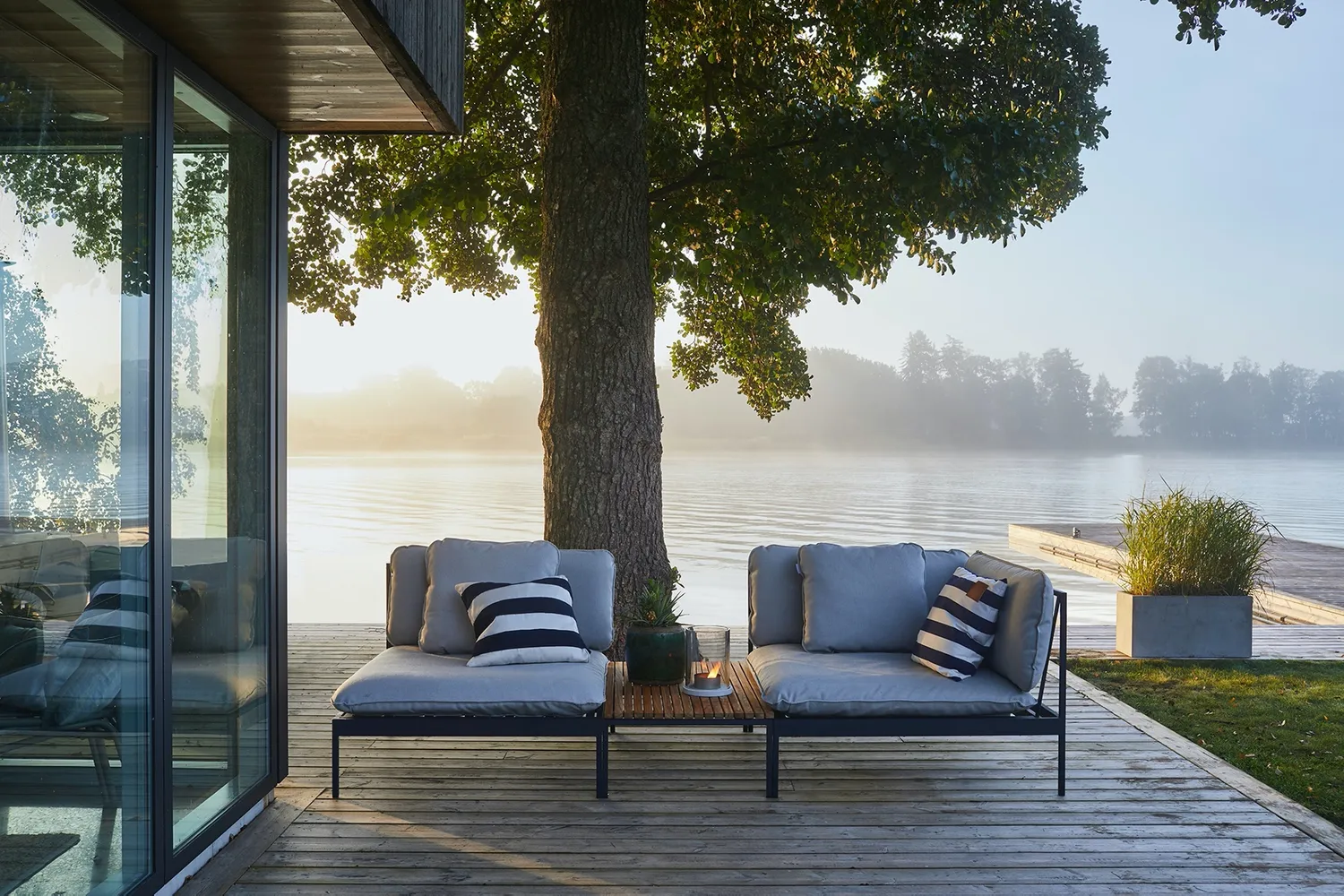 Skargaarden Bönan Lounge Ecke Endteil Rahmen modular