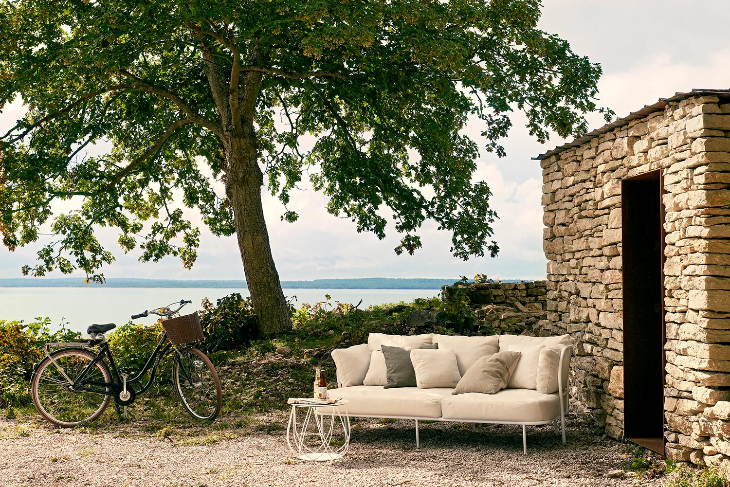 Skargaarden Saltö Sofa Garten 2-Sitzer Teak