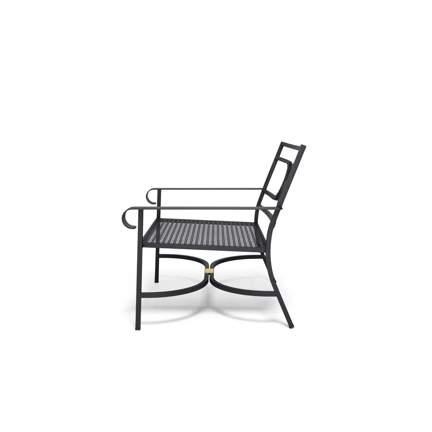 Emu Collier Loungesessel Stoff Messing 1-Sitzer