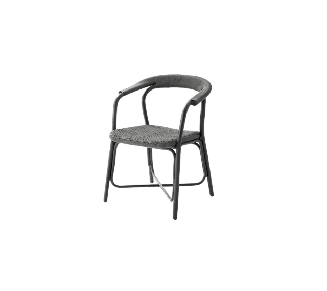 Cane-line Noble Armlehnstuhl Schwarz Rattan