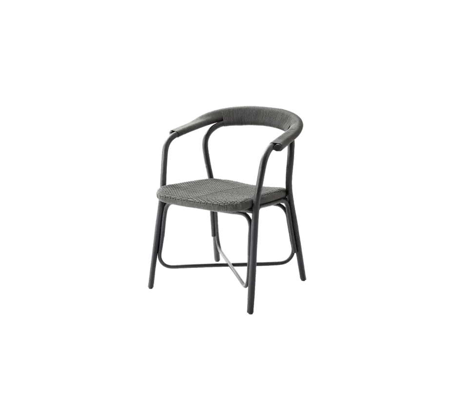 Cane-line Noble Armlehnstuhl Schwarz Rattan