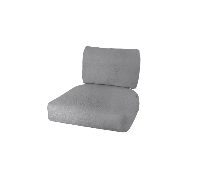 Cane-line Nest Lounge Chair Kissen Set Light Grey Ambience
