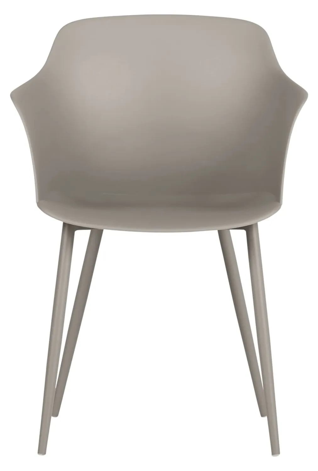 Envy Gartenmöbel-Set für 4 Personen Gartentisch grau 110 cm feuersteingrau