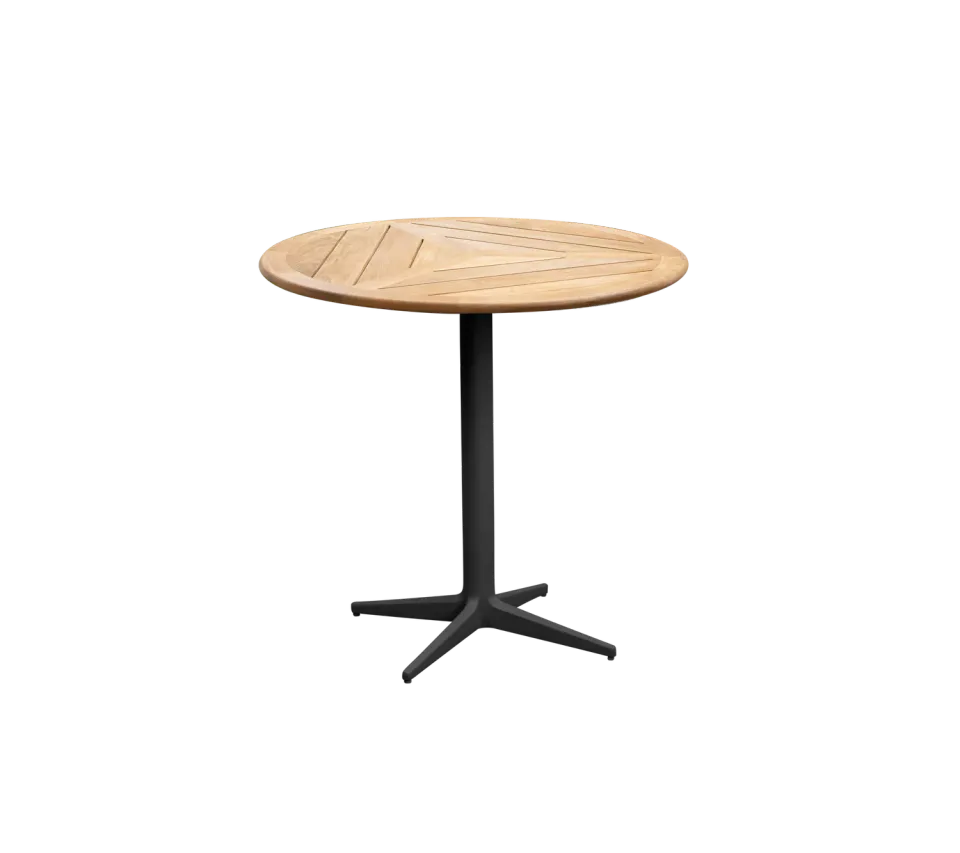 Cane-line Drop Cafétisch 60 cm Dunkelgrün Alu