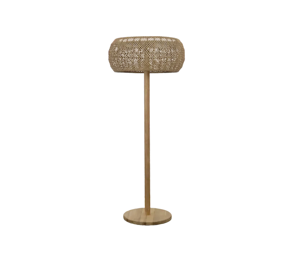Cane-line Illusion Glow Stehlampe Solar Teak Natur