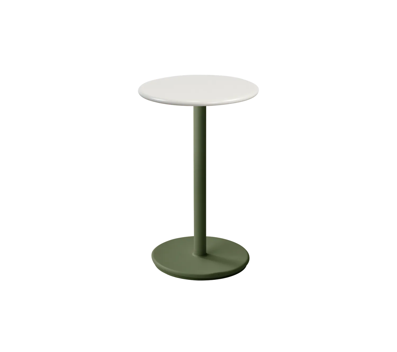 Cane-line Go Café-Tisch 45 cm Dark Green Olive Green Aluminium