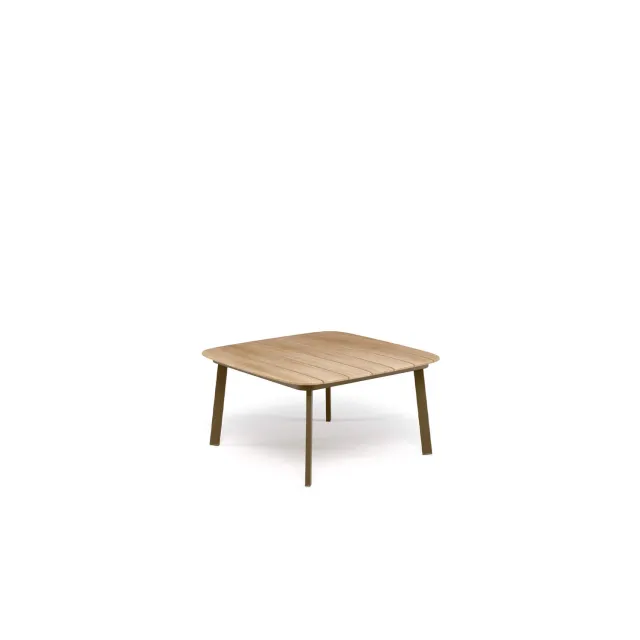 Emu Shine Mesa baja sobre de teca 79x79 Couchtisch