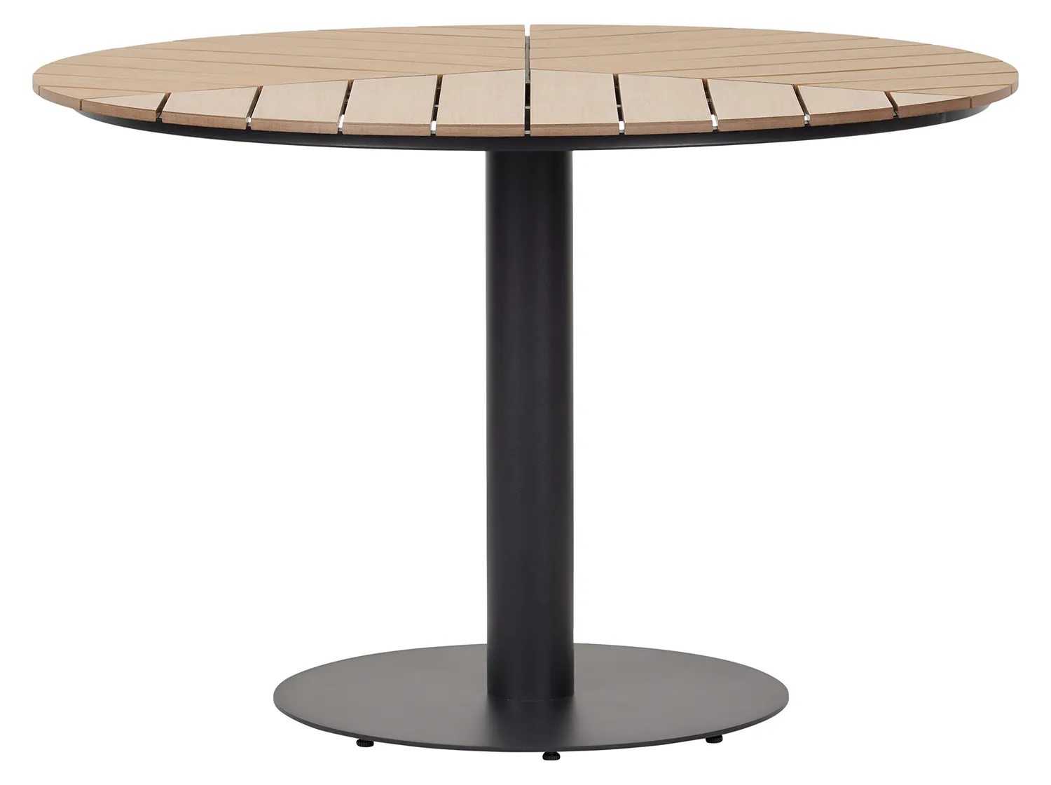 Envy Gartenmöbel-Set 4 Pers. Tisch 110 cm Bambusoptik Teak