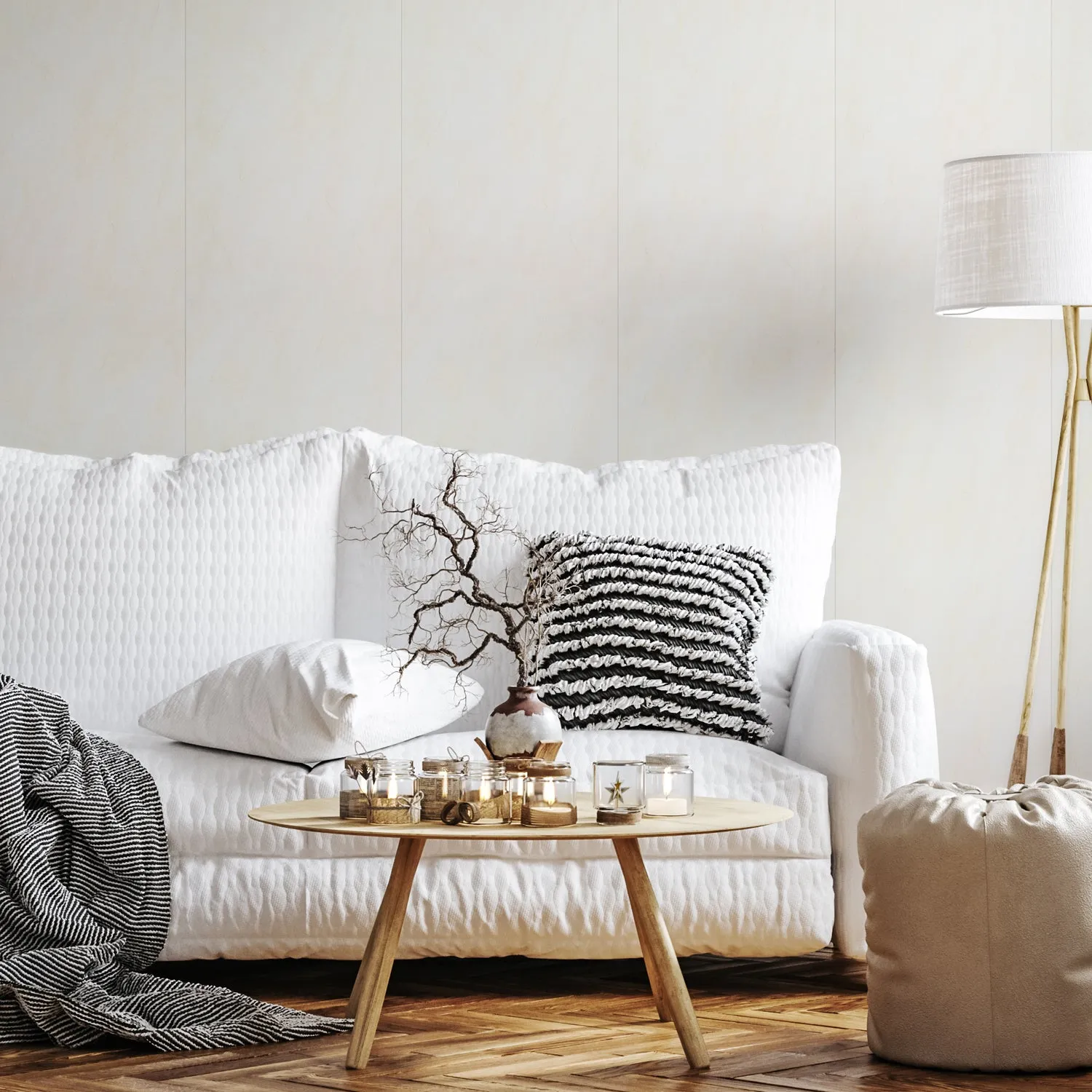 Grosfillex Element Marmor Wandverkleidung Beige matt