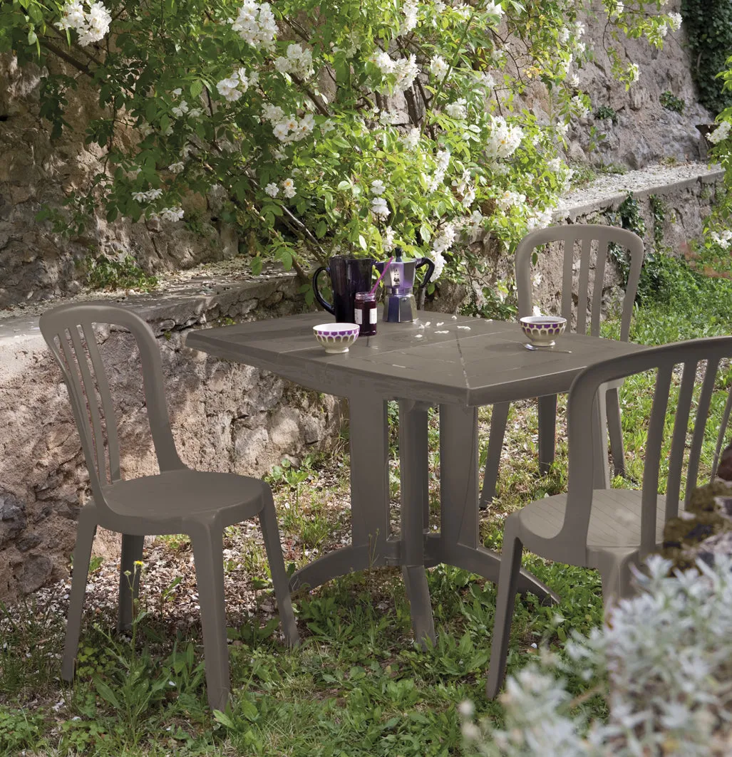 Grosfillex Miami Bistrot Gartenstuhl Terracotta stapelbar