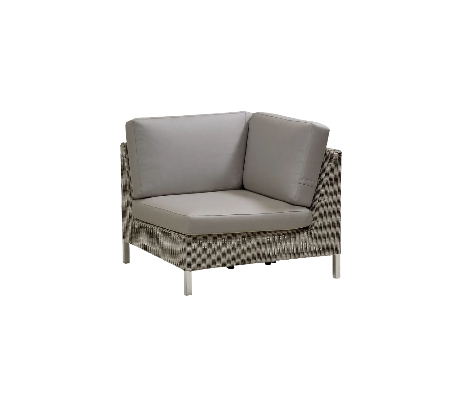 Cane-line Connect Eckmodul Kissenset Taupe Natté