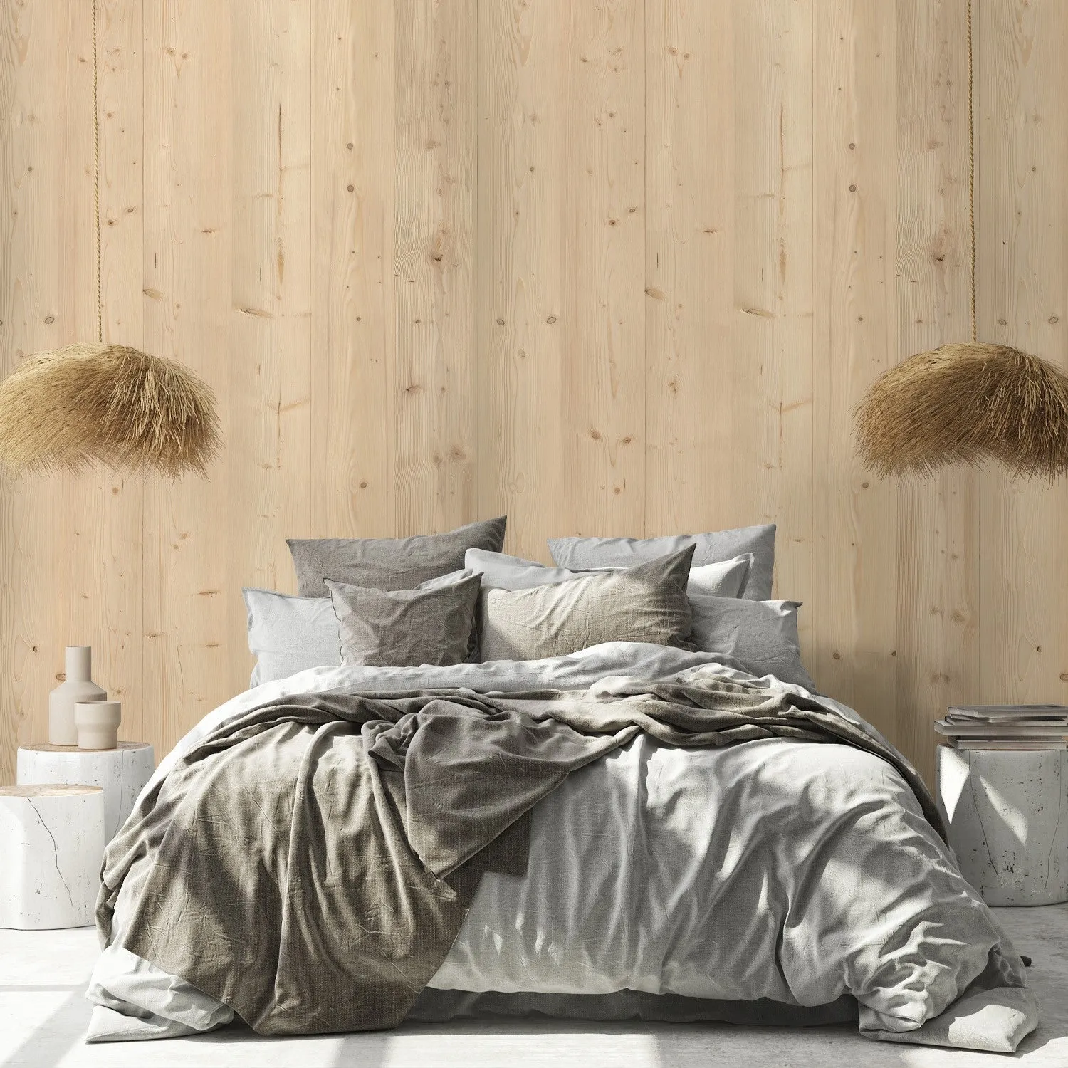 Grosfillex Element 3D Natural Wandverkleidung natur-weiß Holz-Optik