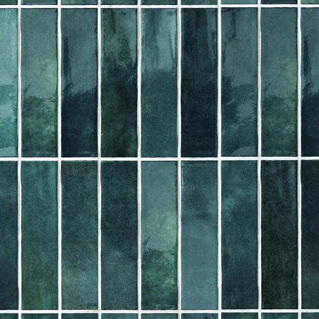 Grosfillex Element 3D Vertical Tiles Wandpaneel Lagoon glänzend