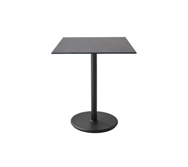 Cane-line Go Café Tisch 75x75 cm Lava Grey Aluminium