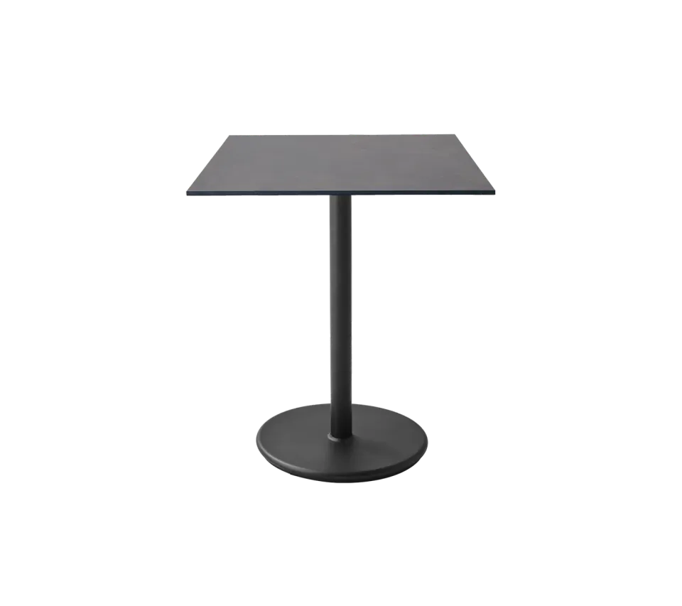 Cane-line Go Café Tisch 75x75 cm Lava Grey Aluminium
