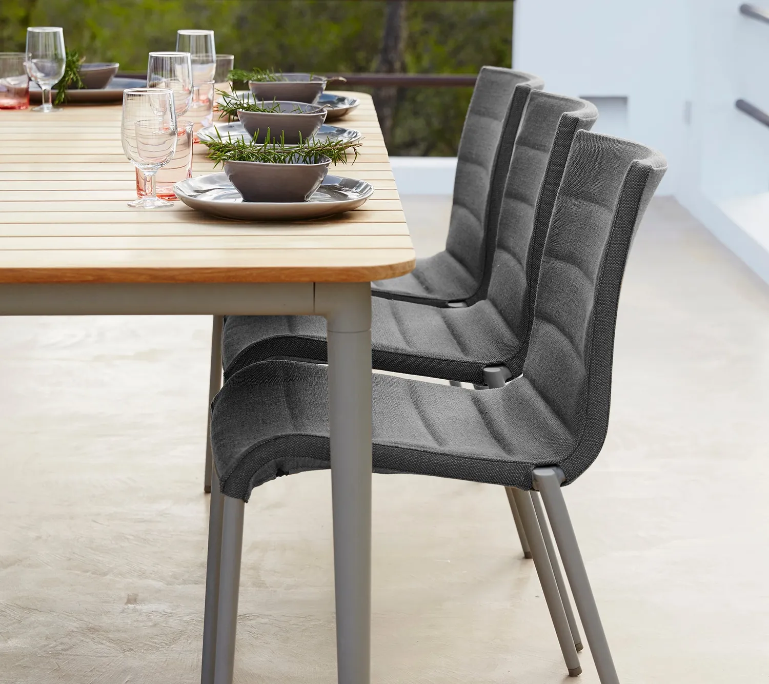 Cane-line Core Gartenstuhl Grau AirTouch QuickDry