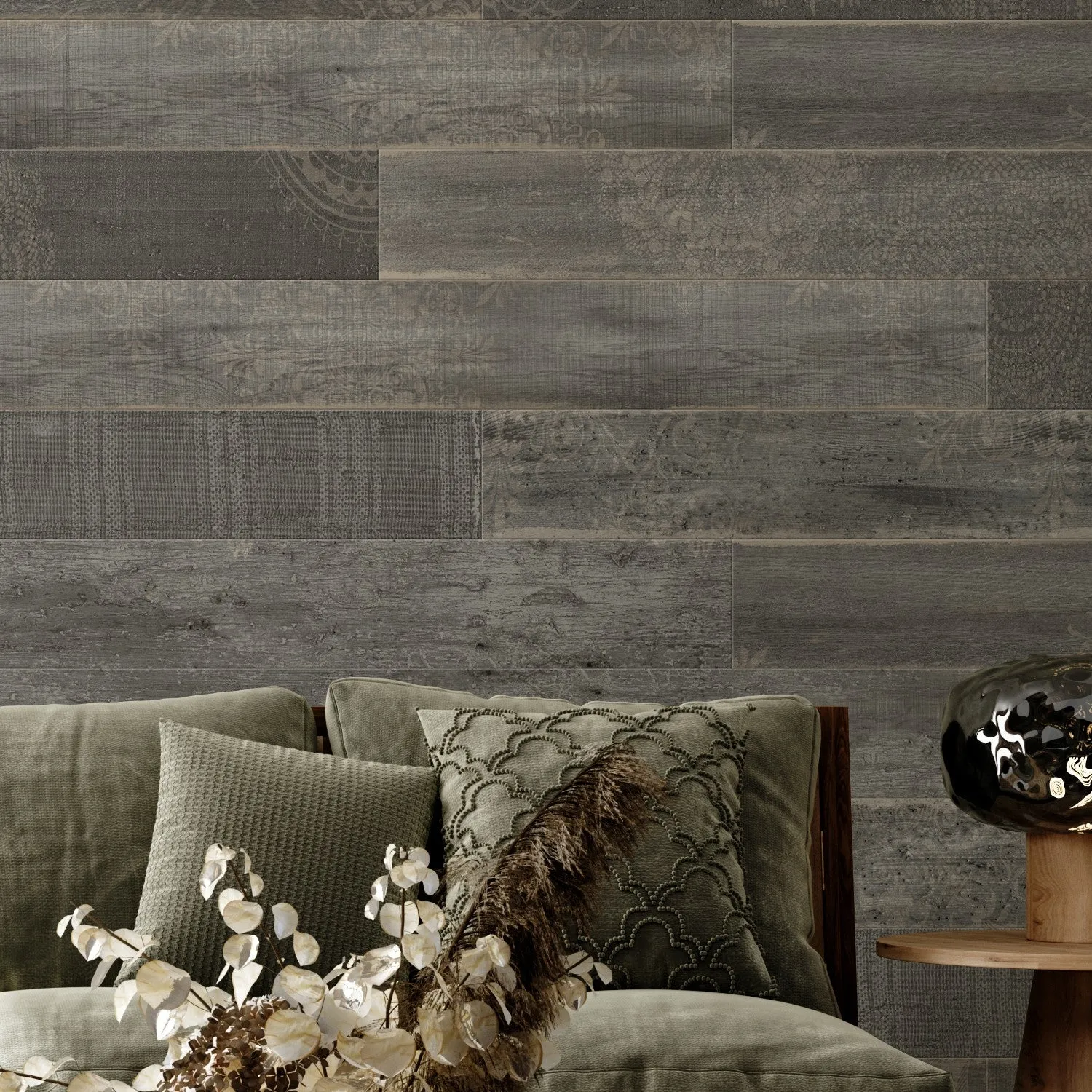 Grosfillex Accent Sequoia Wandverkleidung Holz Kit