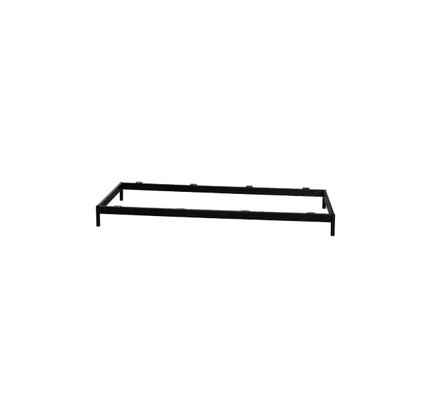 Cane-line Aura 2-Sitzer-Modul Sofarahmen schwarz Indoor