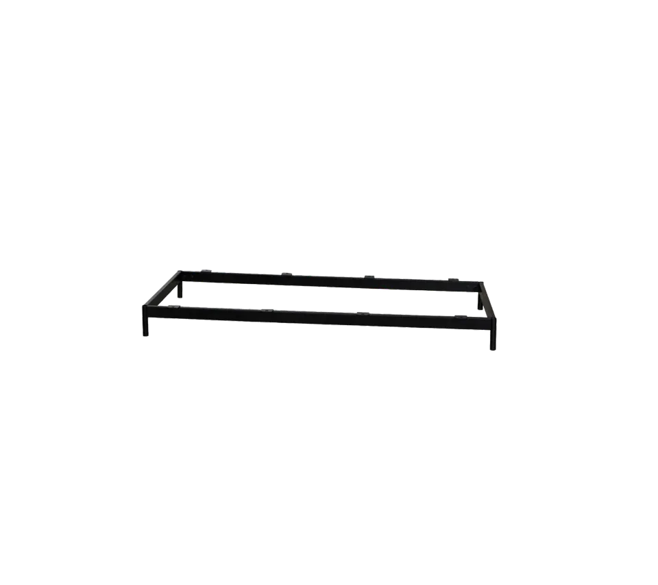 Cane-line Aura 2-Sitzer-Modul Sofarahmen schwarz Indoor