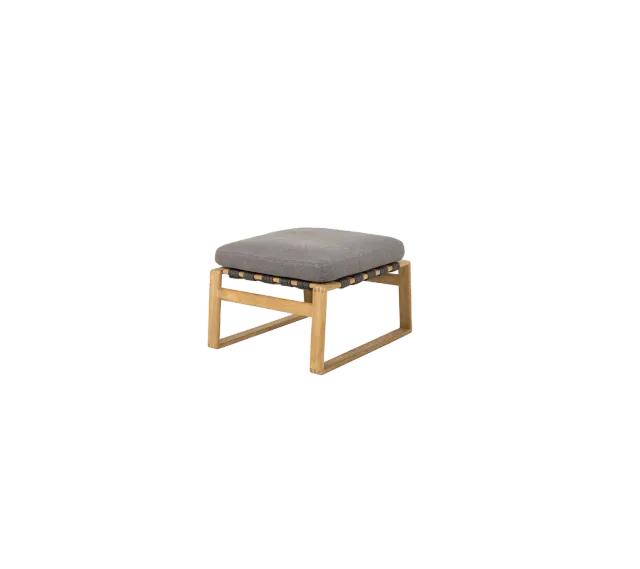 Cane-line Endless Soft Fußhocker Grau Teak QuickDry